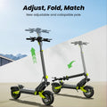 iSinwheel Skuter Elektryczny Terenowy D2 Electric Scooter, 1000W Motor, 48V 15,6Ah Battery, 10 Inch Tires, 45km/h Max Speed, 55km Range, Double Disc Brakes, Dual Suspension