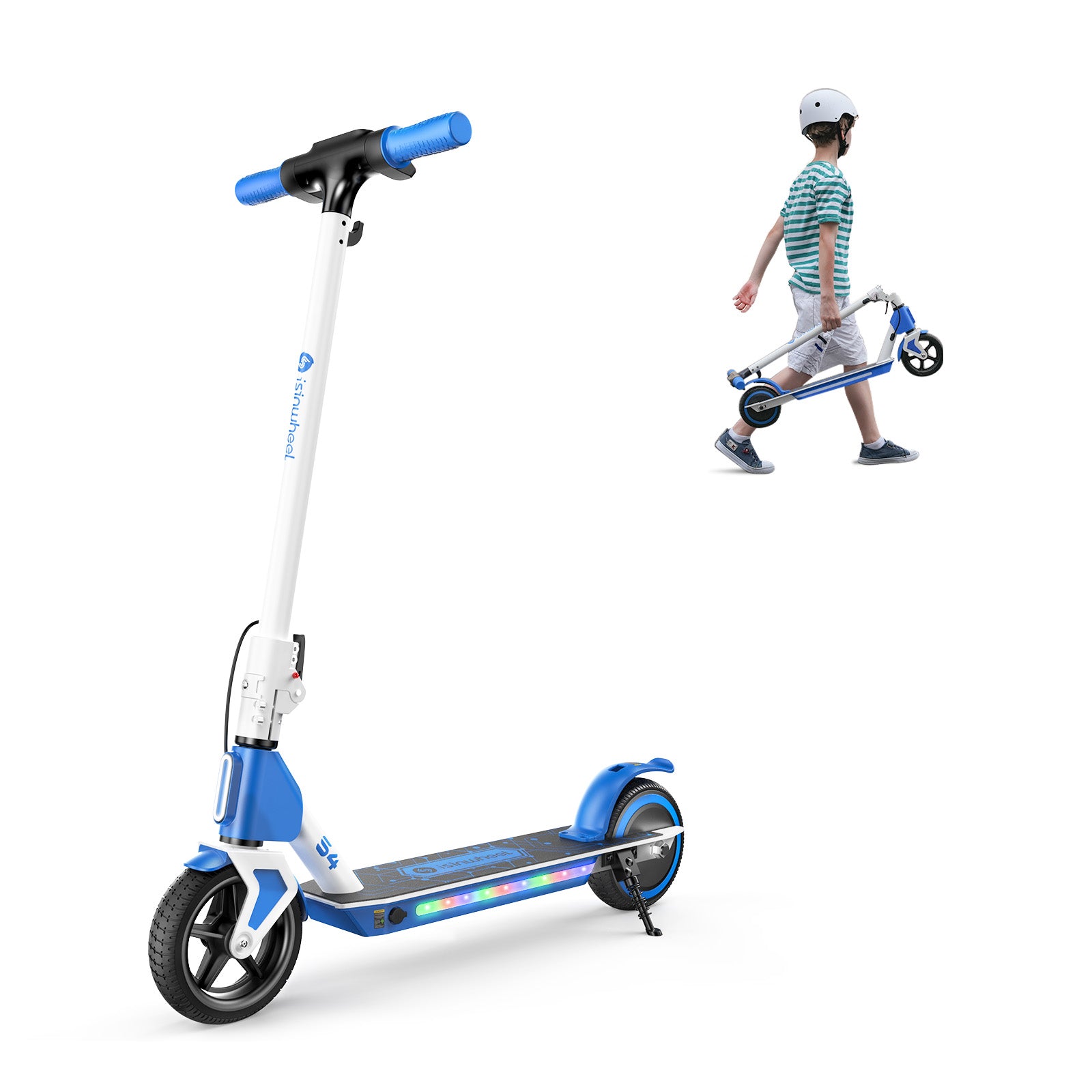 Електрически скутер S4 детски сгъваеми електрически тротинетки 200W