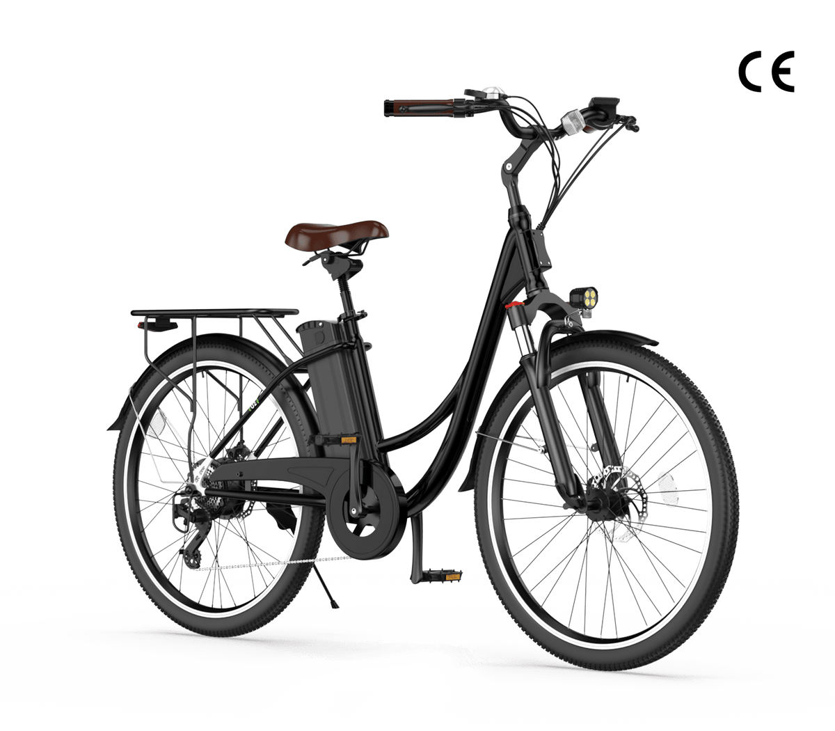 Electric Bike U2 Commuter - 26" City E-Bike for Women, 250W Motor, 55KM Range, CE Certified