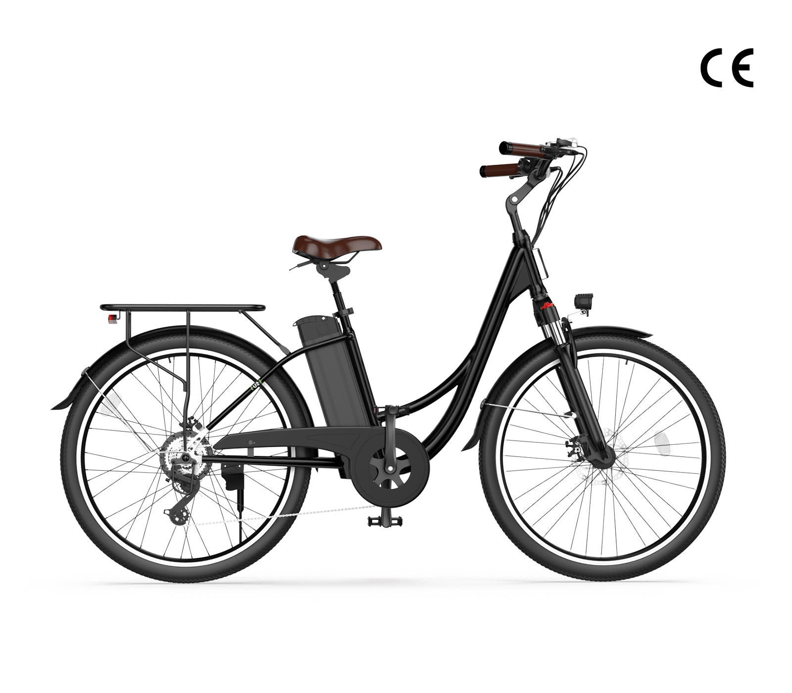 Electric Bike U2 Commuter - 26" City E-Bike for Women, 250W Motor, 55KM Range, CE Certified