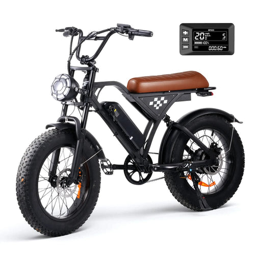 CyberCart Electric Off-Road Bike EB5, 20-inch Thick Tires