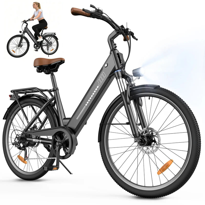 CyberCart Commuter E-Bike UcityS Trekking Electric Bike 36V 13Ah 88km Range