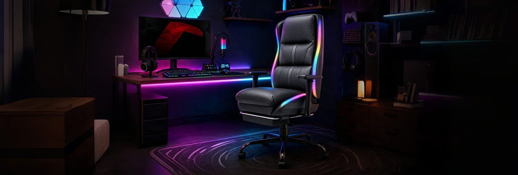 gaming chair in gaming room