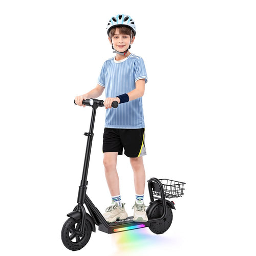 CyberCart E-Scooter for Kids Cybercart iK7 2-in-1 Kids E-Scooter with Removable Seat & Basket