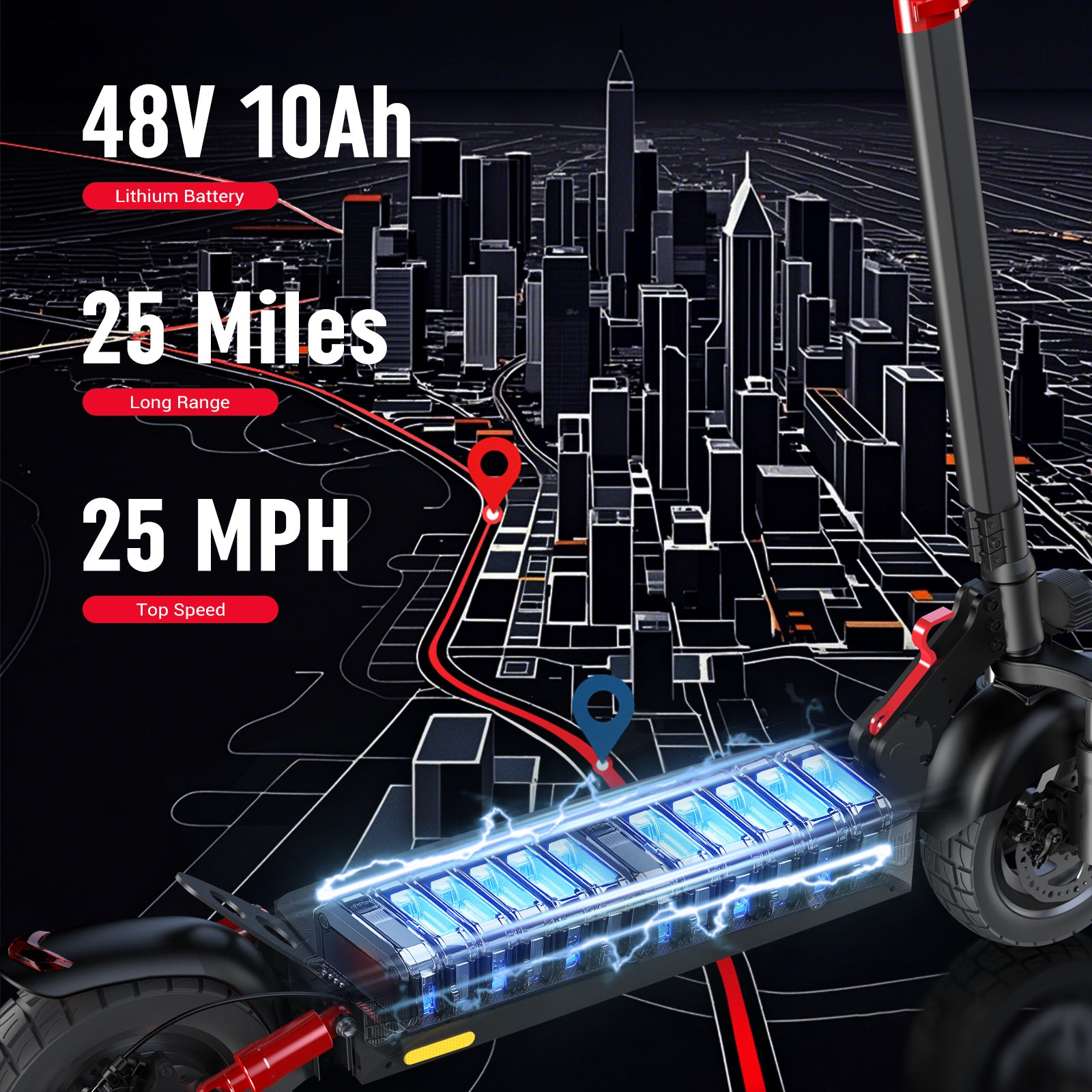 iScooter iX3 Electric Scooter