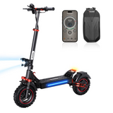 iScooter iX5 800W Electric Scooter with 10-inch pneumatic off-road tires foldable design.