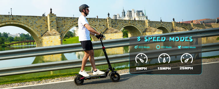 iScooter iX3 Electric Scooter with 3 customizable speed modes for different riding scenarios
