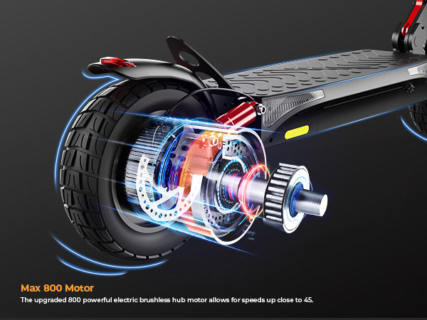 iScooter iX4 Electric Scooter with powerful 800W motor for strong acceleration