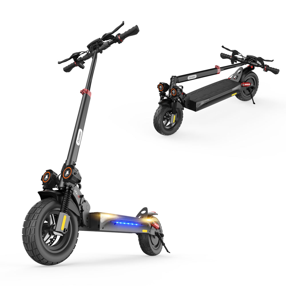 iX4 800W Off-Road Electric Scooter - Front View on White Background