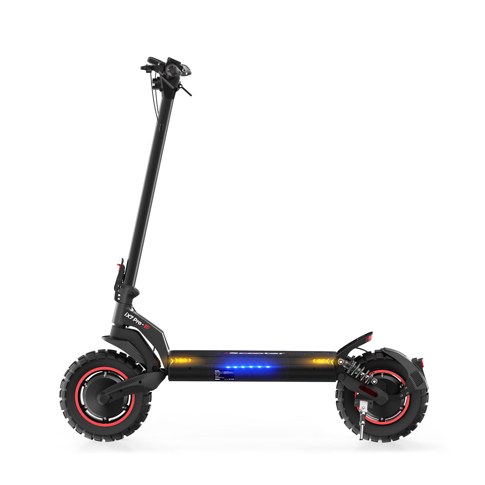 iX7 Pro 2000W High-Power Off-Road Electric Scooter - Side View on White Background