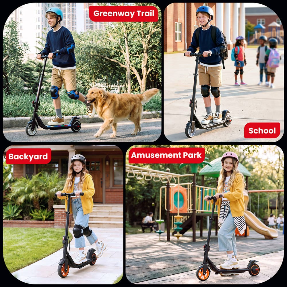 CyberCart E-Scooter for Kids Cybercart iK3Max 200W Foldable Electric Scooter for Kids