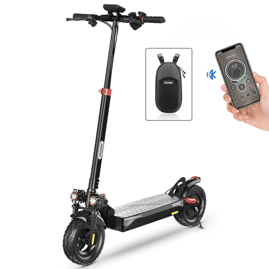 iScooter iX4 Electric Scooter 800W with foldable frame and 10-inch off-road tires for adults. 800