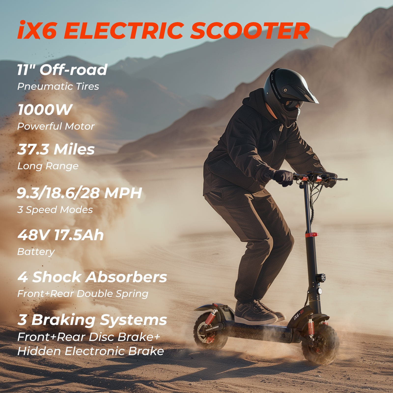 iScooter iX6 Electric Scooter