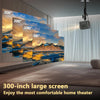 iSinbox Beamer A40-C Projector – 4K UHD WiFi Bluetooth Portable LCD with Autofocus