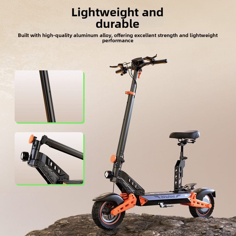 iSinwheel Skuter Elektryczny Terenowy D2Plus Electric Scooter 1000W Folding Off-Road, Range 60-65 km, Powerful Motor