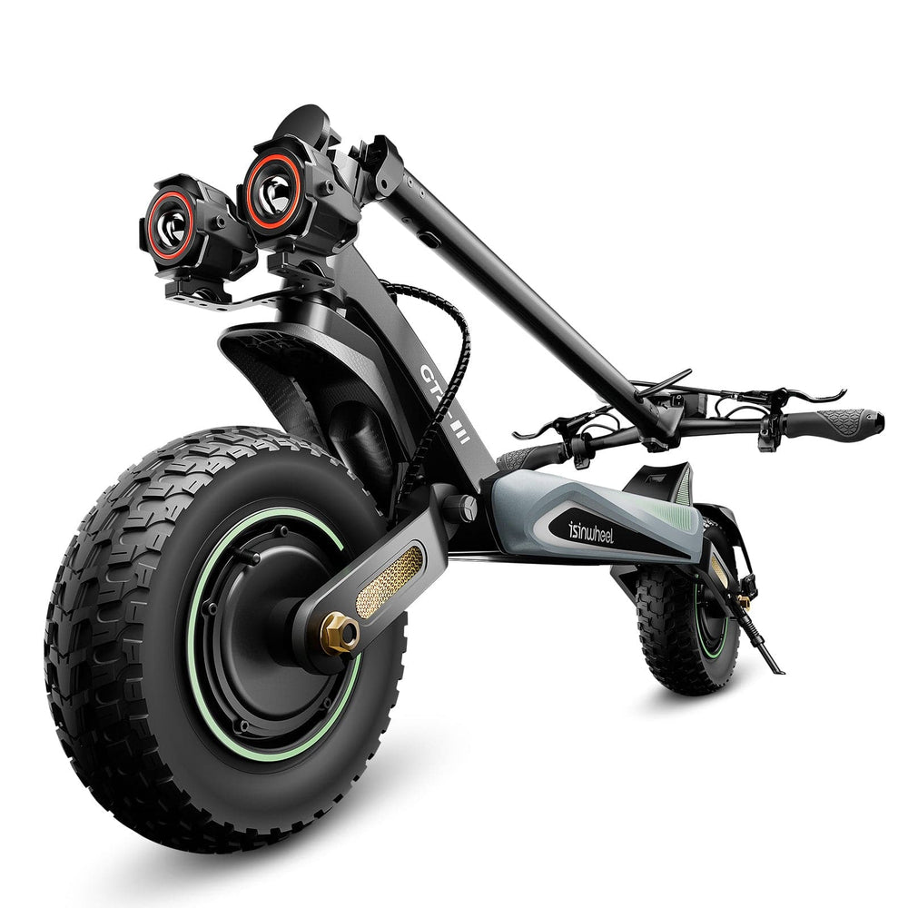 iSinwheel Skuter Elektryczny Terenowy GT4 Electric Scooter TorqueBeast Dual Motor 2400W Off-Road Folding, Range 70-80 km, CE Certified, Powerful Motor