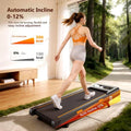Jagjog Home Treadmill JT32 AdaptTrek Treadmill Auto Incline with 12% Automatic Cushioning Walking Pad Under Desk with Smart App 180KG Load