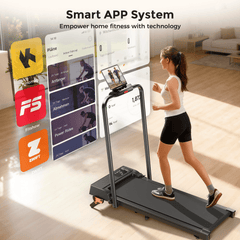 Jagjog Home Treadmill JT52 Home Treadmill APP Connected Foldable Compact Walking Pad 12 km/h, CE Approval Electric Walking Machine