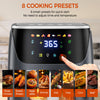 Patbrela Air Fryer 7.5L Oil-Free Air Fryer, 1500W, 8 Pre-Programs with Transparent Window, LED Touchscreen, Max 200°C
