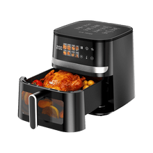 7L Air fryer, 1350W, 8 Pre-Programs, up to 85% less fat, with Transparent Window, LED Touchscreen
