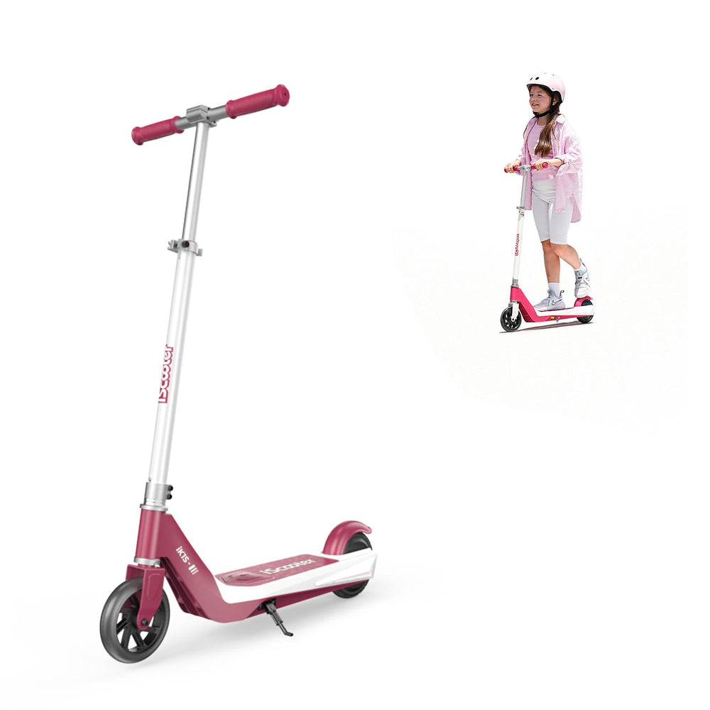 iScooter E-Scooter for Kids Kids Electric Scooter iK1S 100W, 5-7 KM Range, Colorful LED Deck and Front lights, CE Approval for Kids