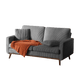 Corduroy 2-Seat Gaming Sofa w/ 2 Cushions, Wood Frame, 172cm