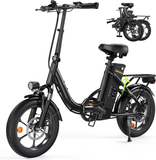 U4 foldable electric bike with step-thru frame shown from main angle